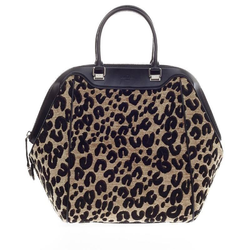Louis Vuitton North South Bag Limited Edition Stephen Sprouse Leopard Chenille For Sale at 1stdibs