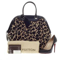 Louis Vuitton North South Bag Limited Edition Stephen Sprouse Leopard Chenille