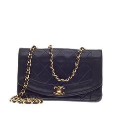Chanel Vintage Diana Flap Quilted Lambskin Small