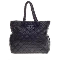 Chanel Hidden Chain Tote Quilted Lambskin