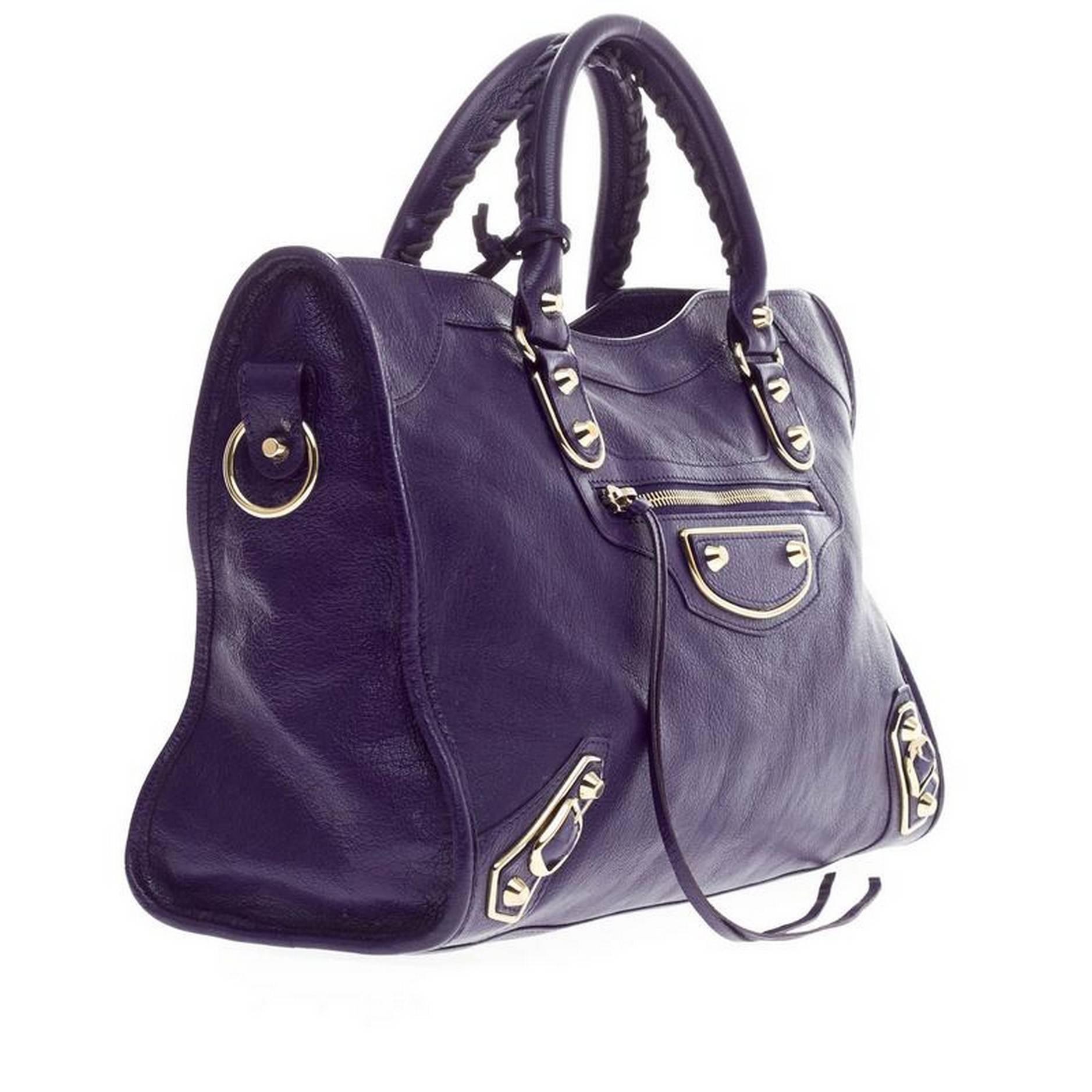 balenciaga metallic edge medium