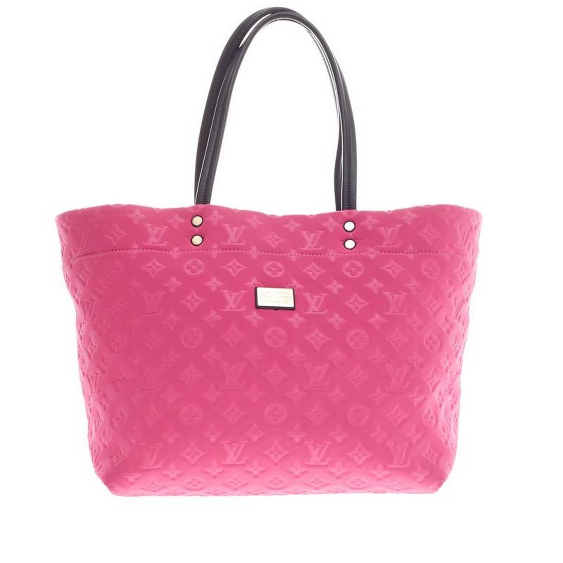 Louis Vuitton Scuba Tote Monogram Embossed Neoprene MM