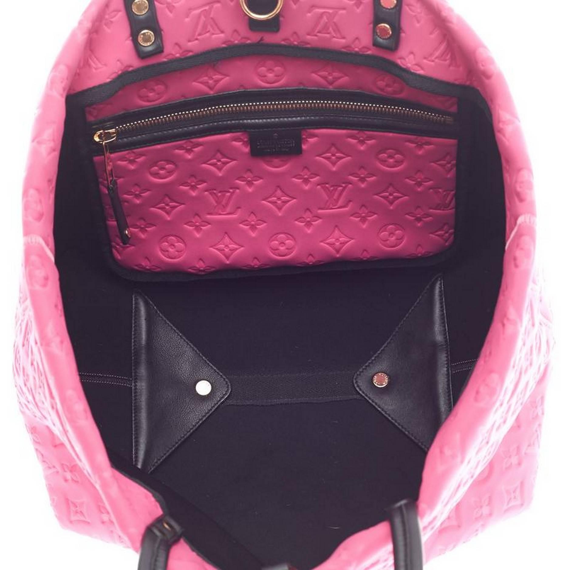 Louis Vuitton Scuba Tote Monogram Embossed Neoprene MM 1