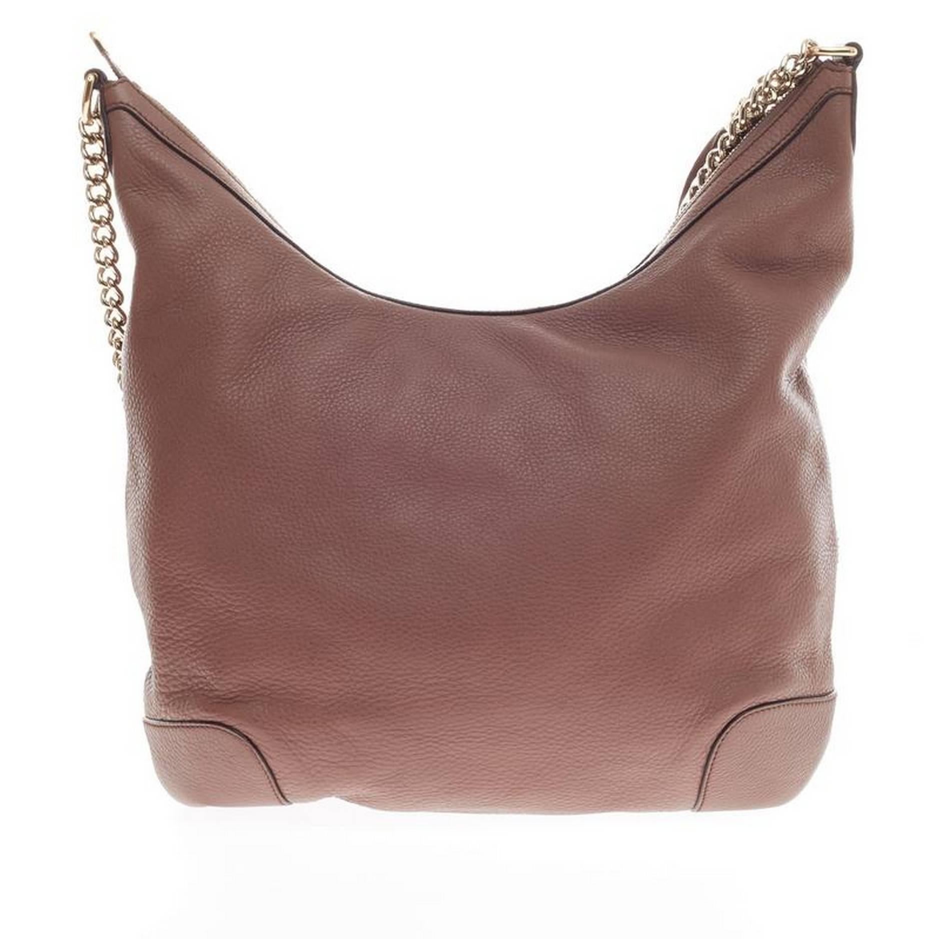 Women's Gucci Soho Hobo Chain Strap Leather Medium