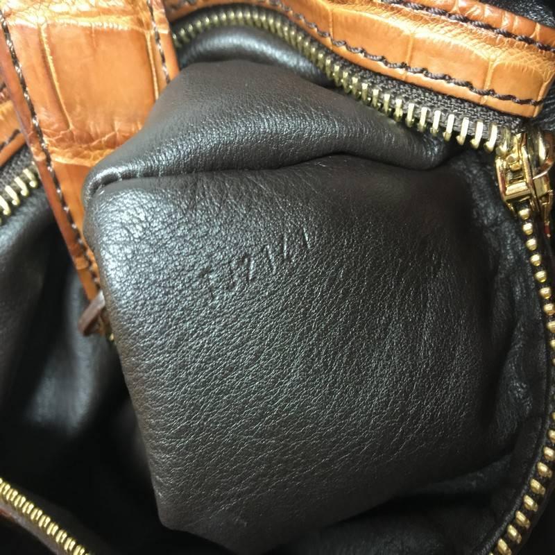 Louis Vuitton XL Hobo Monogram Canvas and Alligator 2
