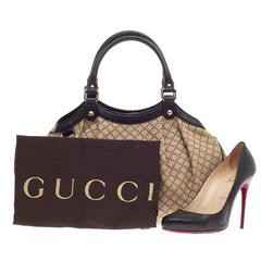 Gucci Sukey Tote Diamante Canvas Medium
