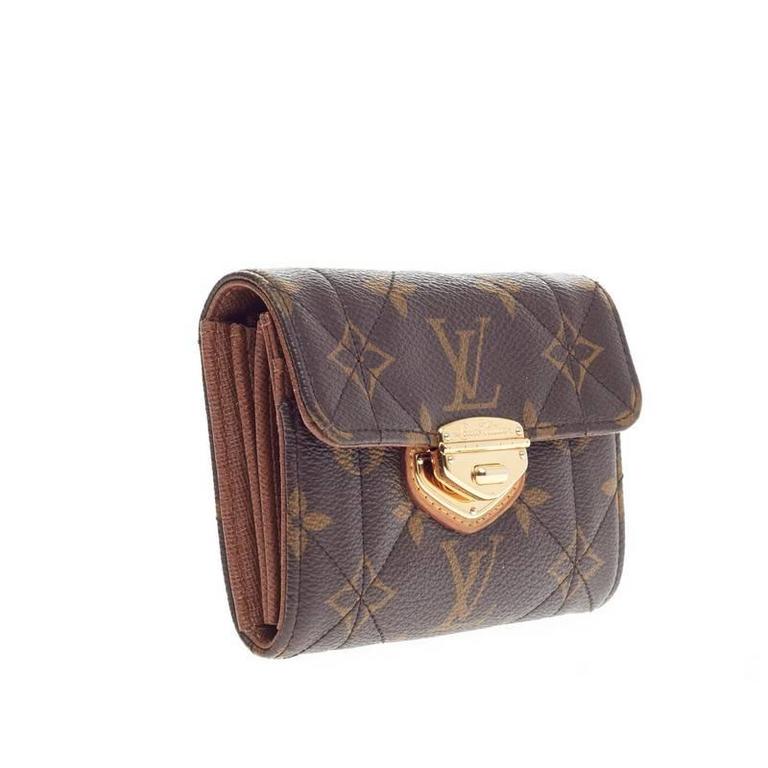 Louis Vuitton Etoile Compact Wallet Quilted Monogram Canvas at 1stDibs