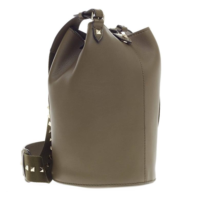 Valentino Rockstud Bucket Bag Leather at 1stDibs