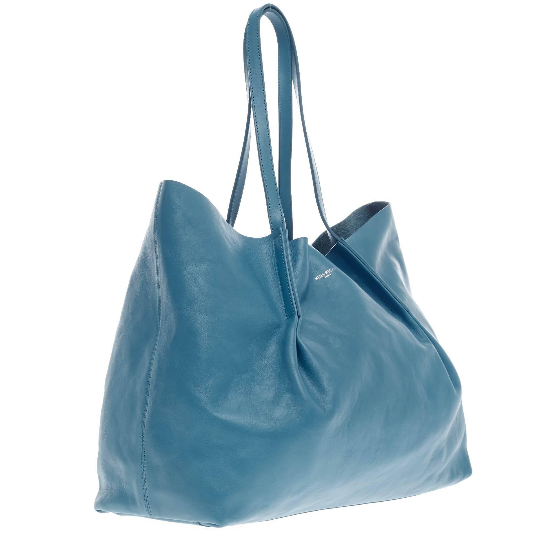 Nina Ricci Ondine Tote Leather In Good Condition In NY, NY