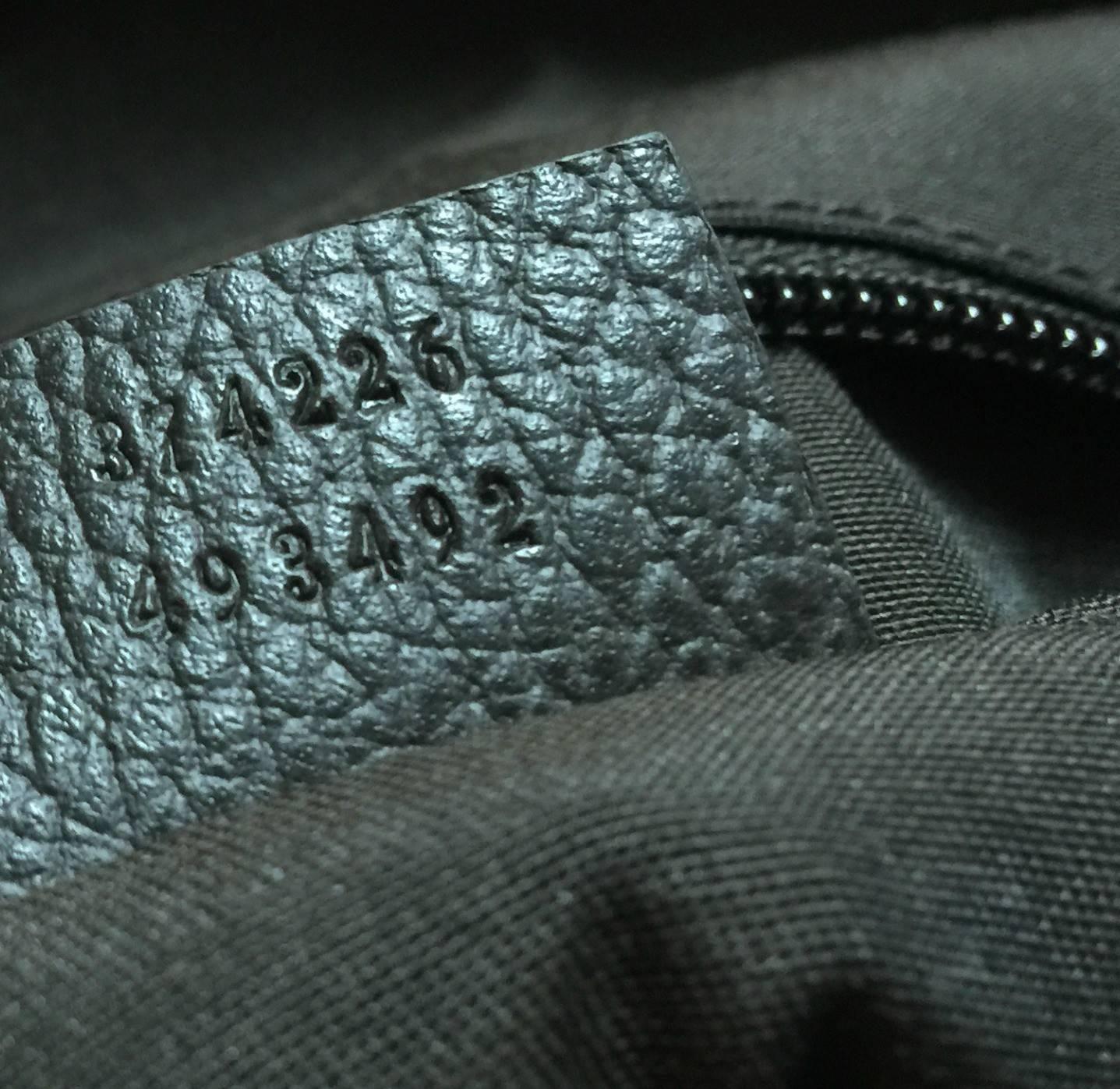 Gucci Weekender Zip Tote Diamante Segeltuch groß 3