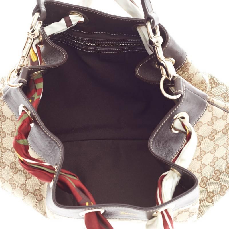 Gucci Positano Shoulder Bag GG Canvas Medium 2
