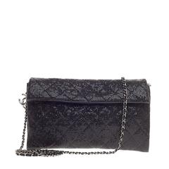 Chanel Chain Clutch Quilted Sequin