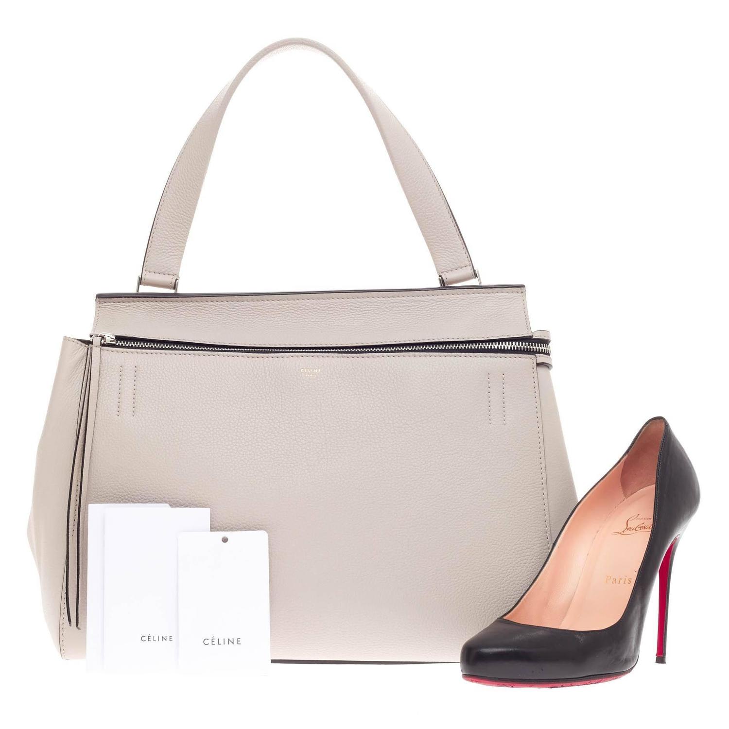 Celine Edge Bag Leather Medium For Sale at 1stdibs