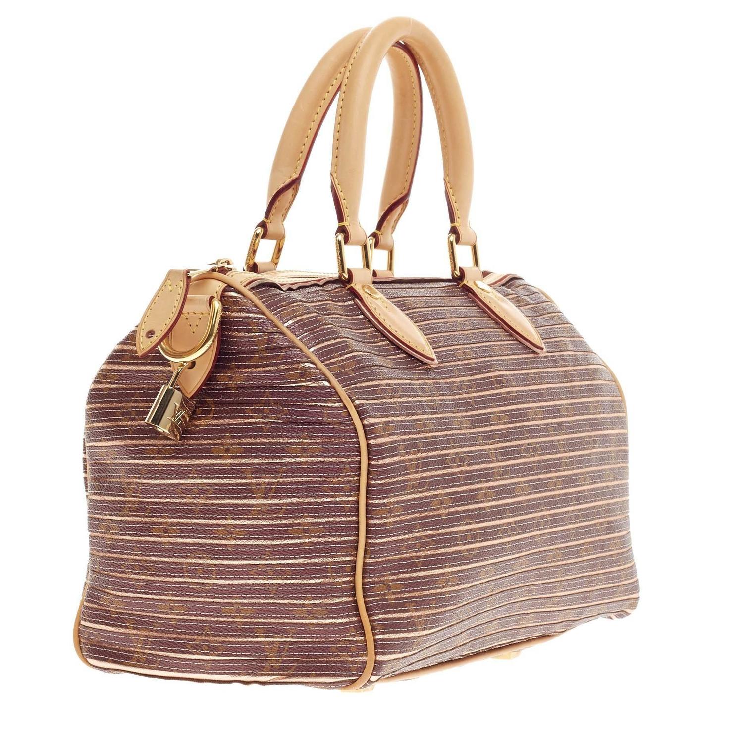 Louis Vuitton Speedy Bandouliere Limited Edition Monogram Eden 30 at ...