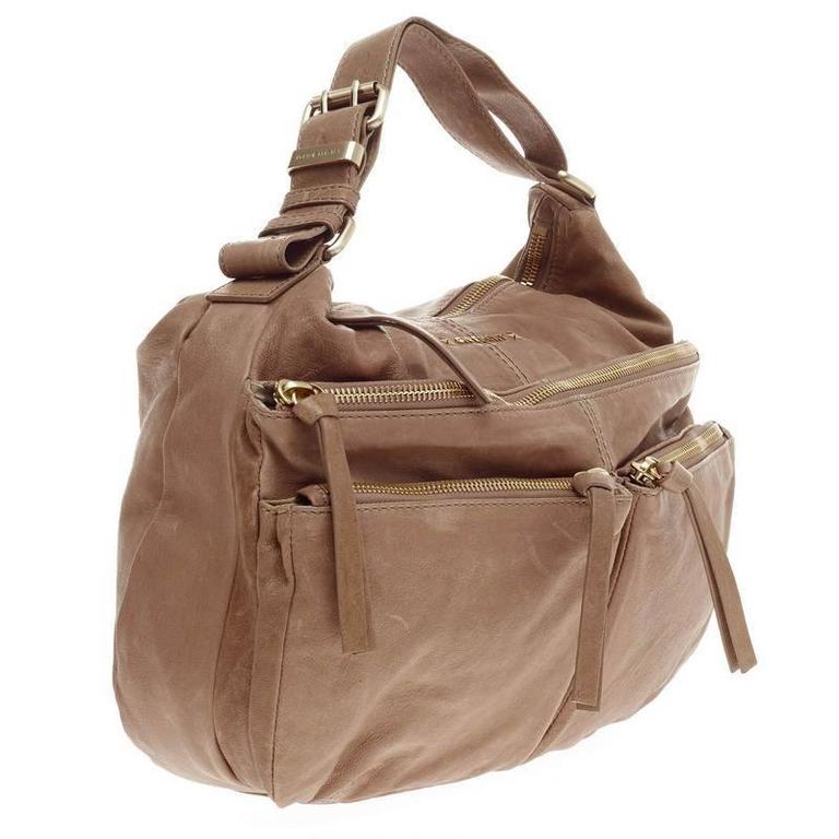 Givenchy Zip Multi Pocket Hobo Leder Medium
