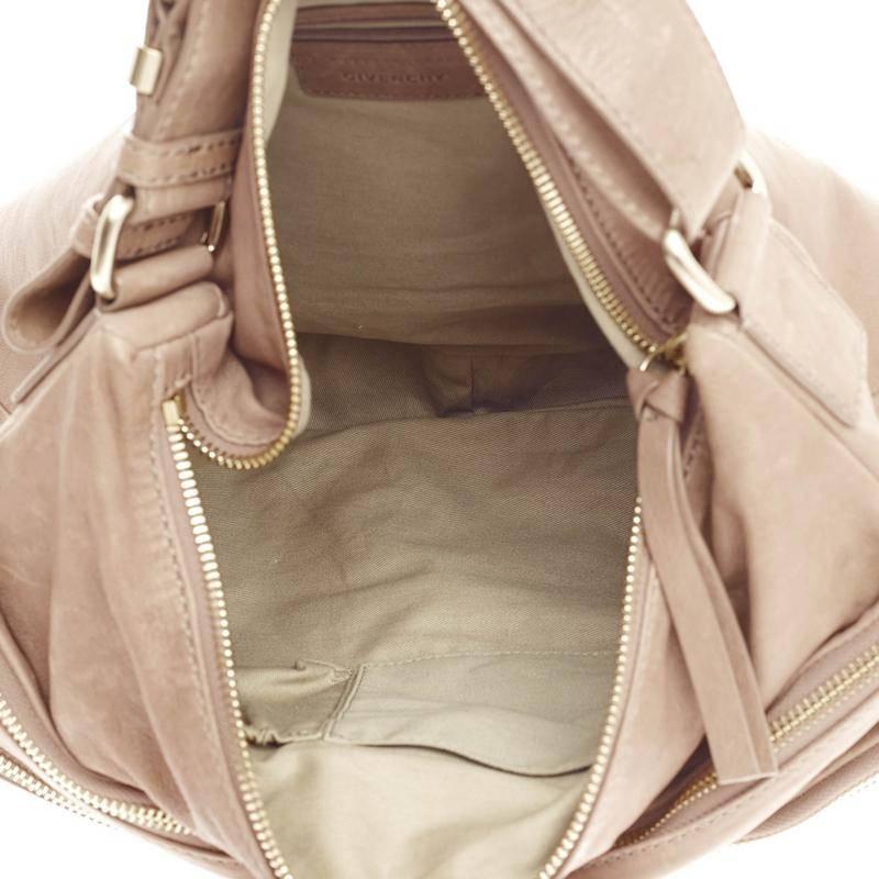 Givenchy Zip Multi Pocket Hobo Leder Medium 2