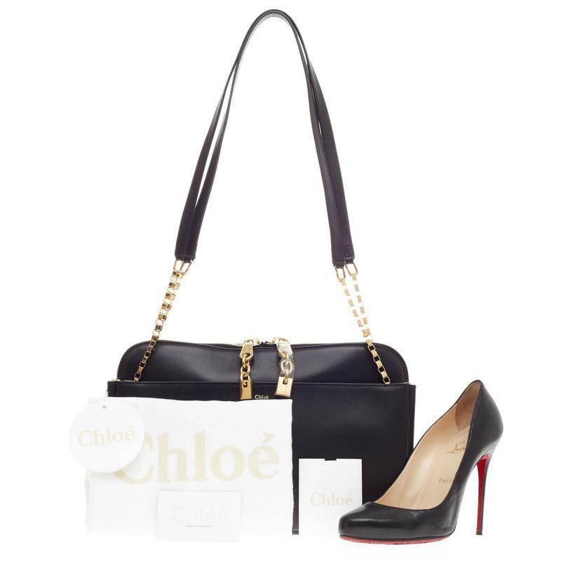 Chloe Lucy Shoulder Bag Leather at 1stdibs  
