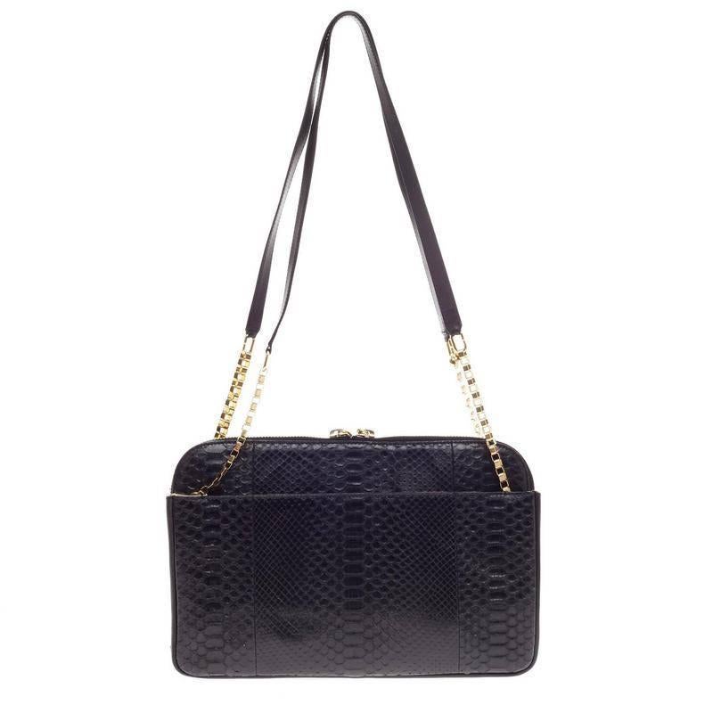 Women's Chloe Lucy Shoulder Bag Python