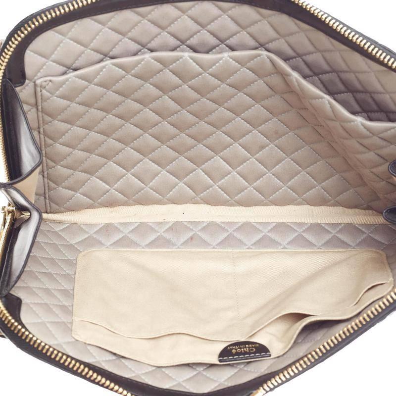 Chloe Lucy Shoulder Bag Python 2