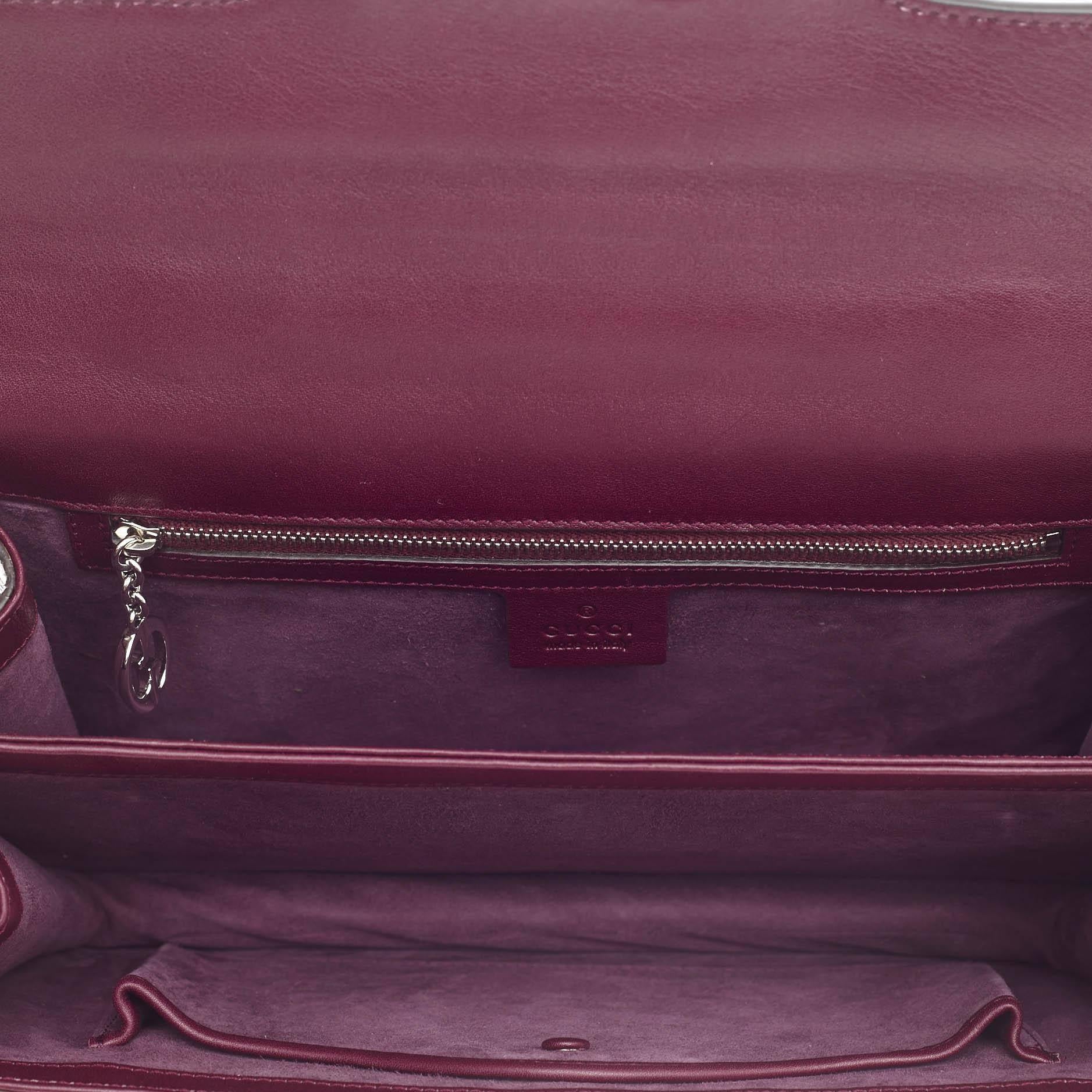 Gucci Lady Lock Briefcase Clutch Python 1