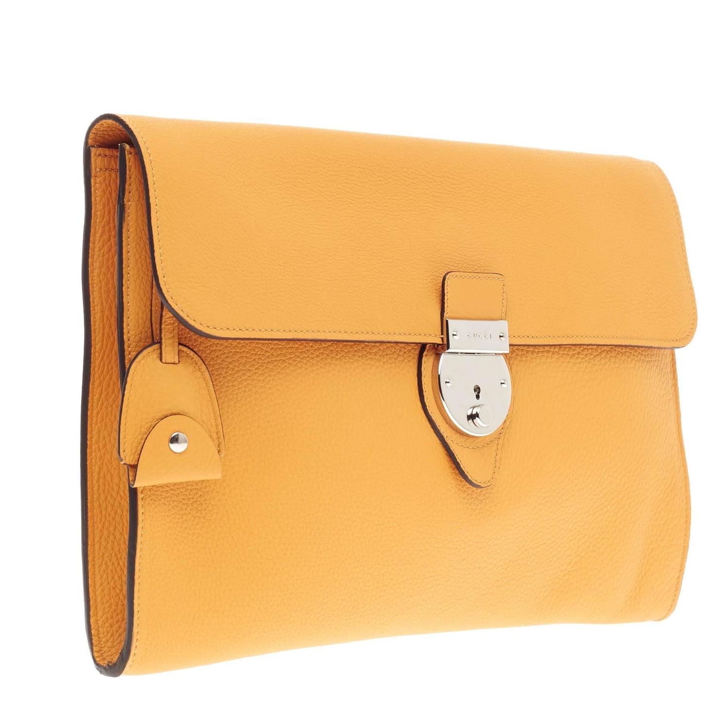 Gucci Portfolio Briefcase Leather Medium at 1stdibs