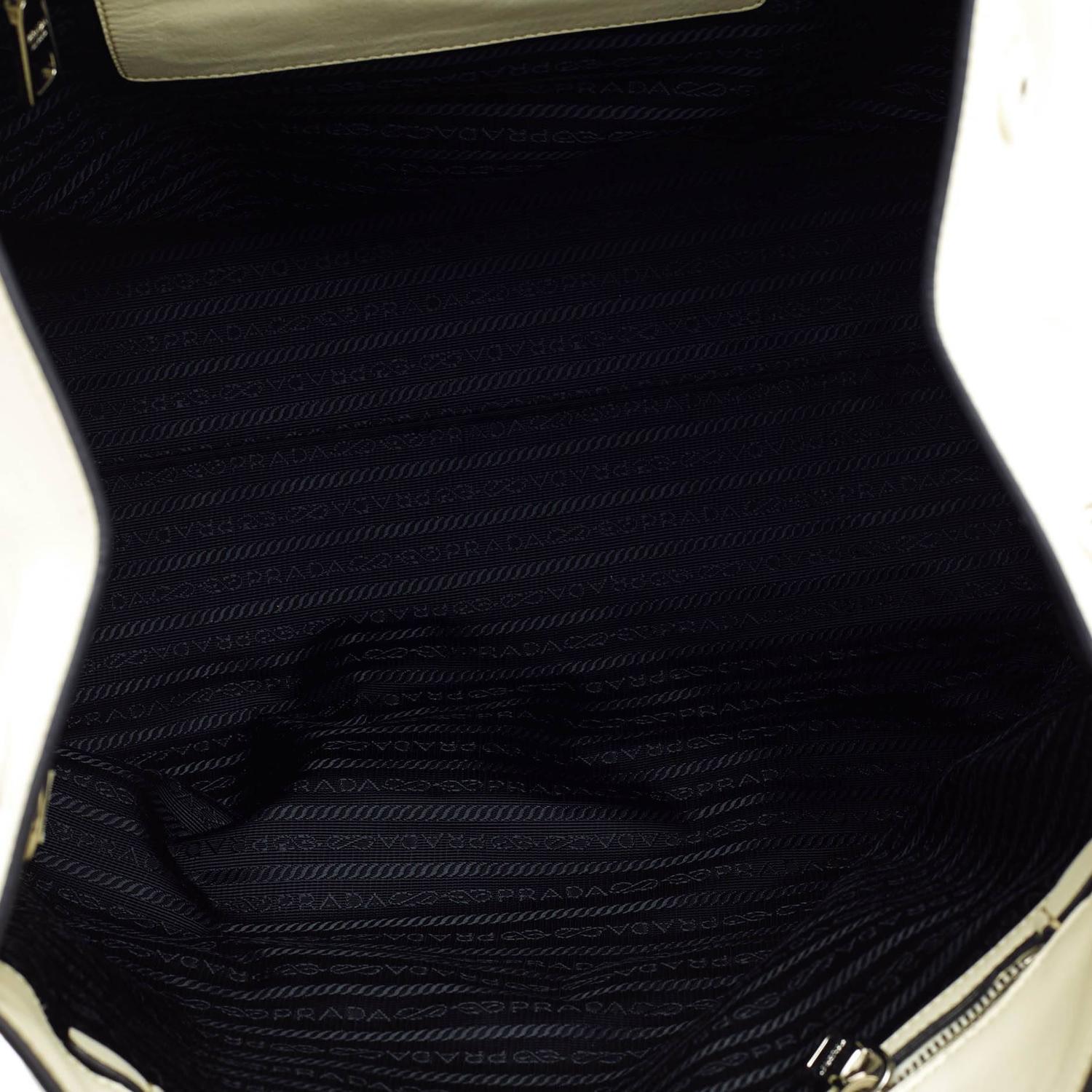 Prada Soft Convertible Tote Calfskin Large at 1stdibs