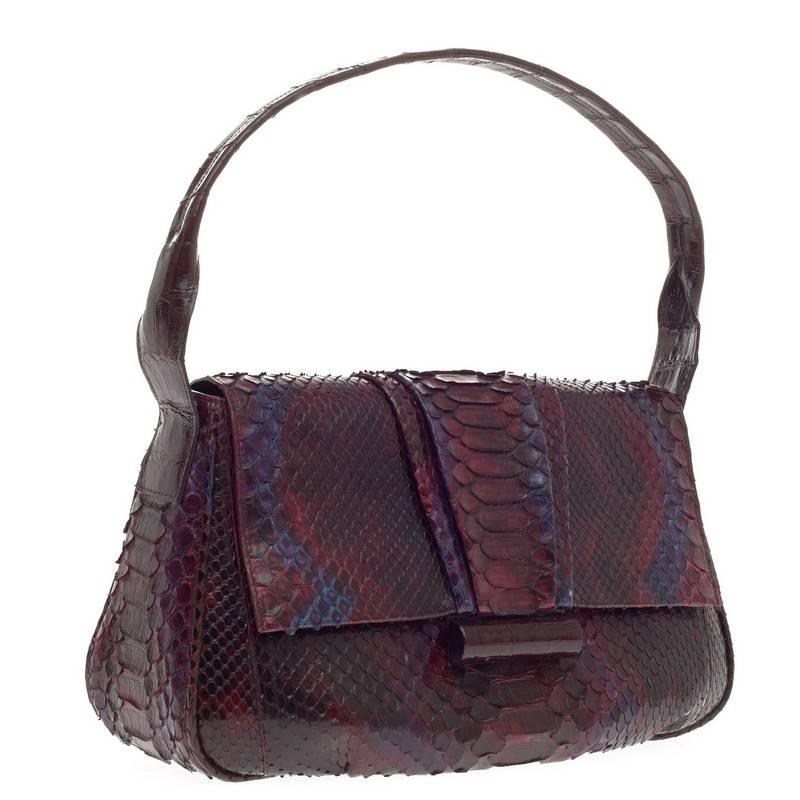 Nancy Gonzalez  Shoulder Bag Python Small In Good Condition In NY, NY