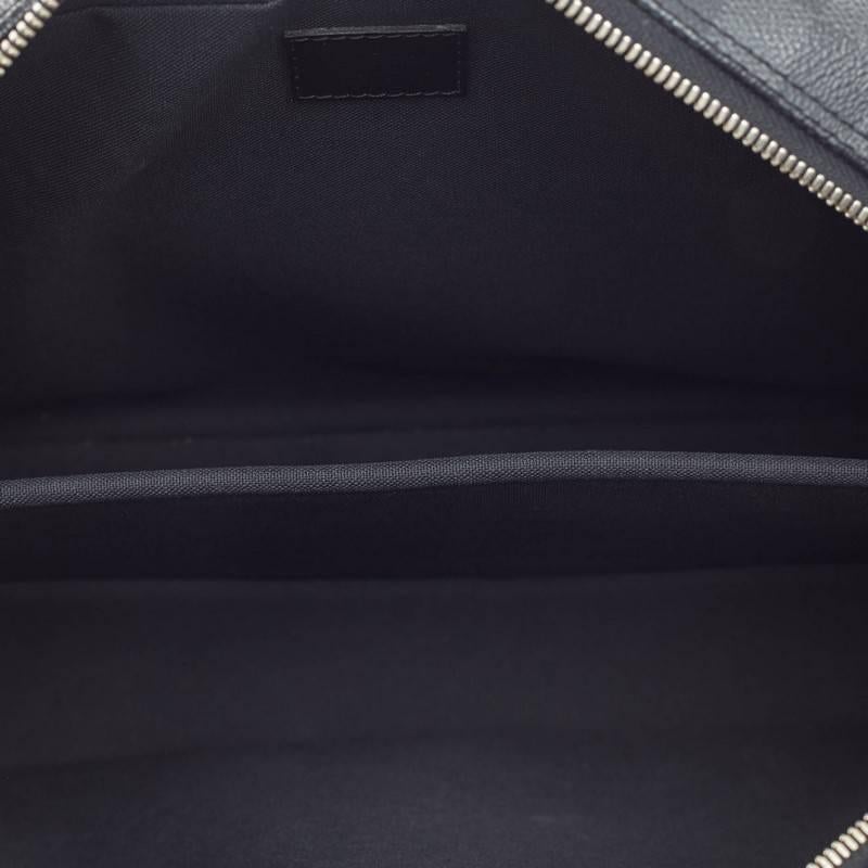 Louis Vuitton ICare Laptop Bag Damier Graphite In Good Condition In NY, NY