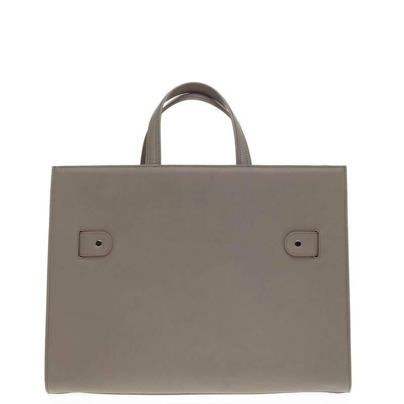 Proenza Schouler PS11 Wide Tote Leather Large In Good Condition In NY, NY