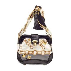 Louis Vuitton Linda Charms - Écharpe Sac Monogramme - Soie avec bordure en alligator