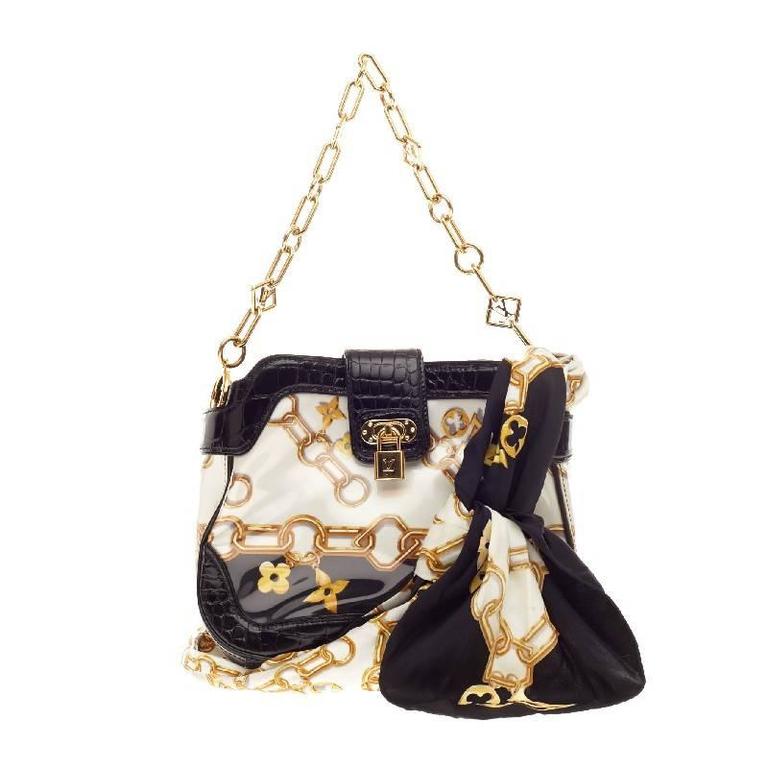Super Lv's Girl Combo Love Chain Bag. Lipstick Bag Bracelet Silk Scarf. -  China Bags and Handbags price