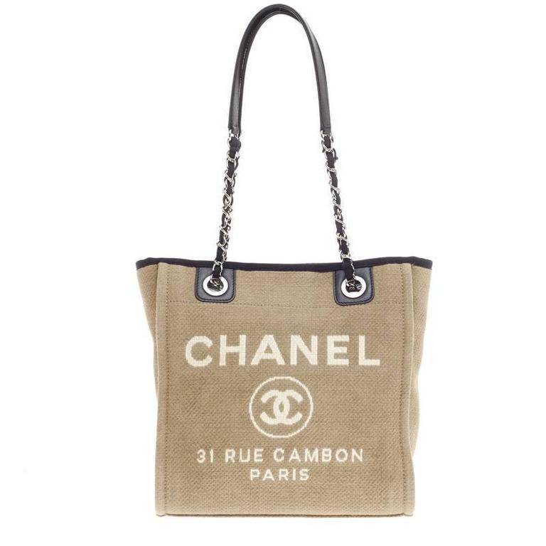 chanel deauville tote small bag