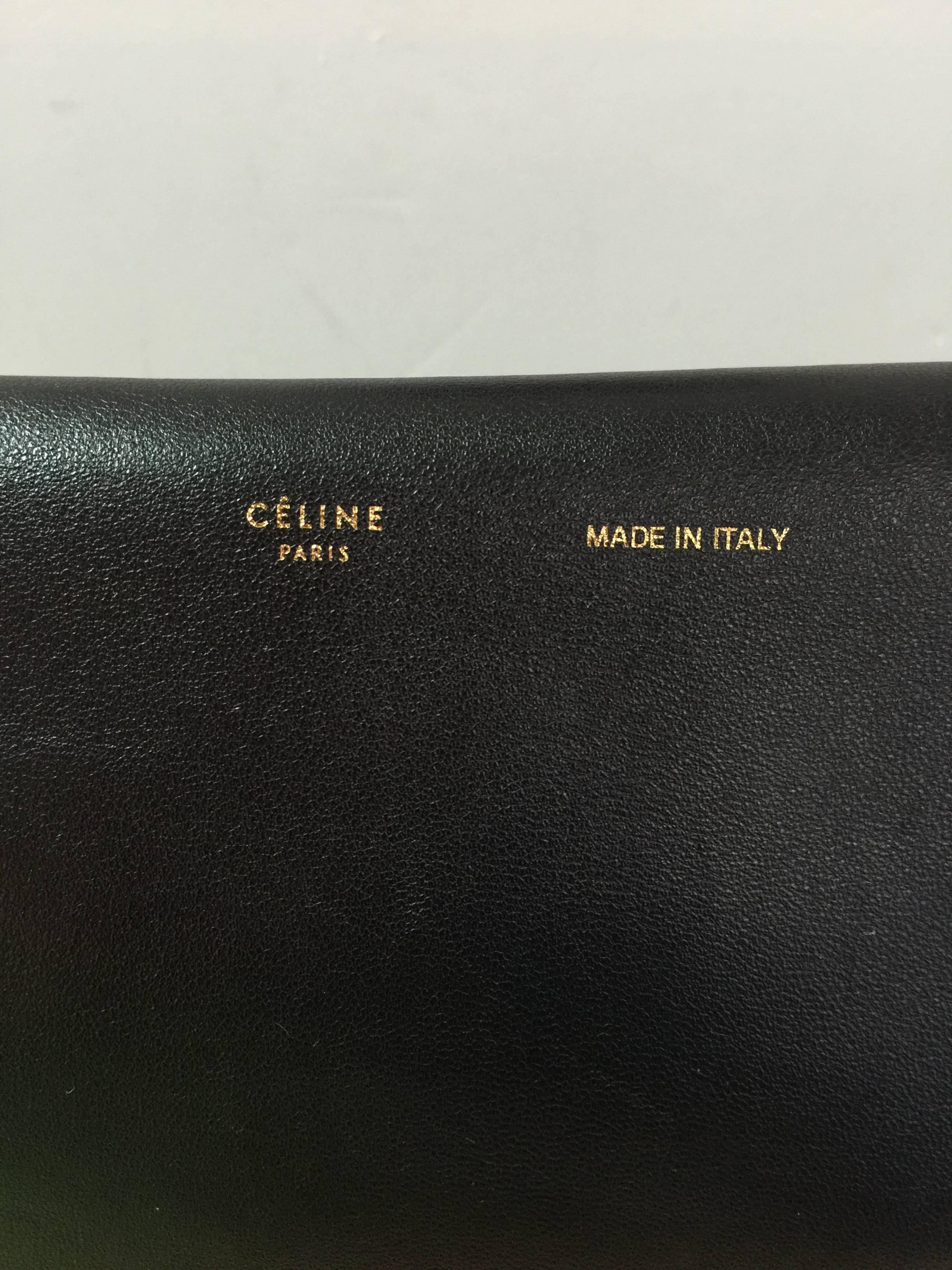 Celine Folded Clutch Leather Large 3