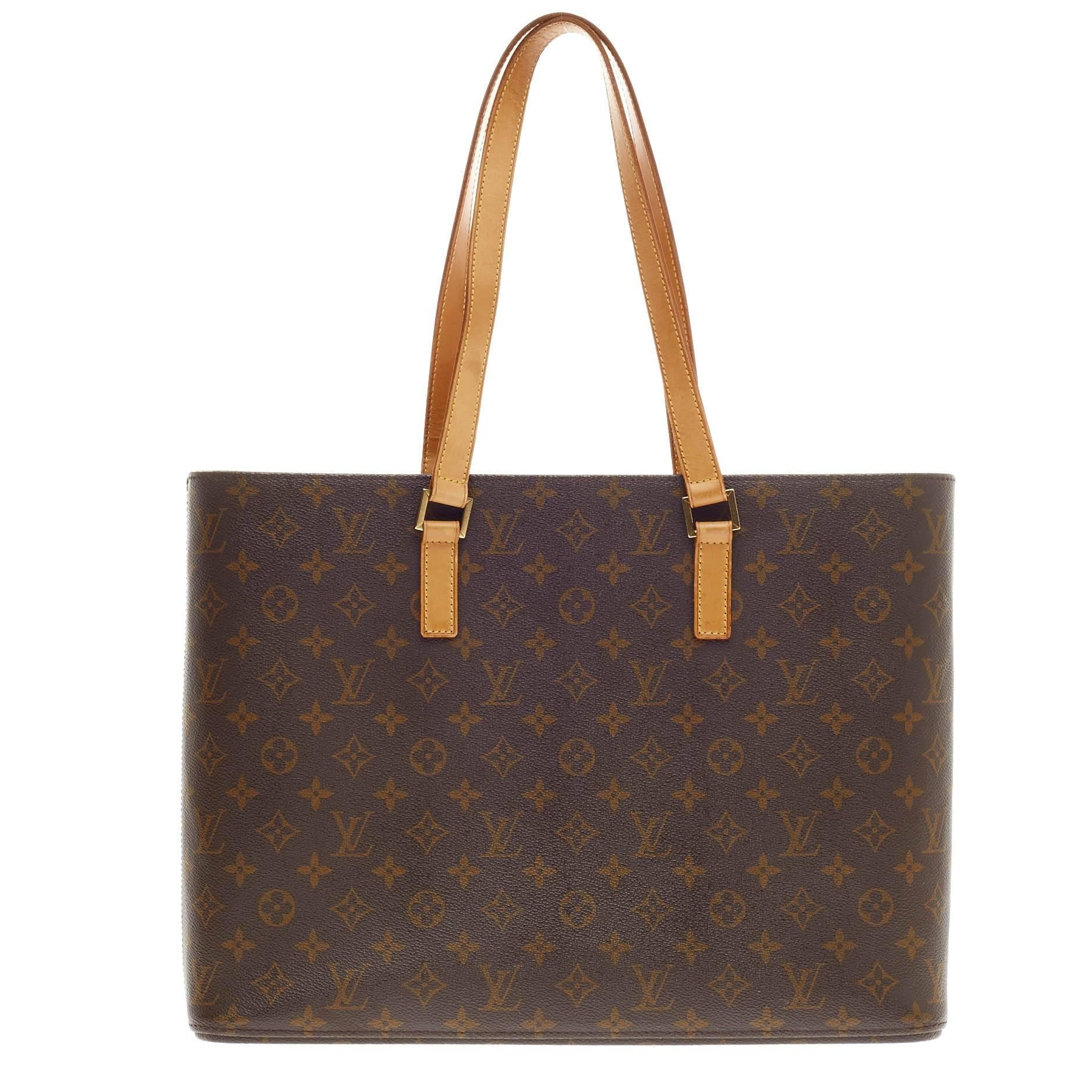Women's Louis Vuitton Luco Tote Monogram Canvas