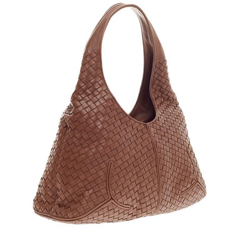 Bottega Veneta Kugel Hobo Intrecciato Nappa im Zustand „Gut“ in NY, NY