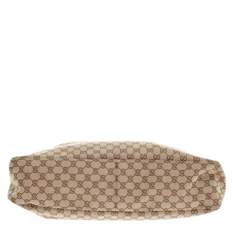 Gucci Horsebit Hobo GG in tela grande 1