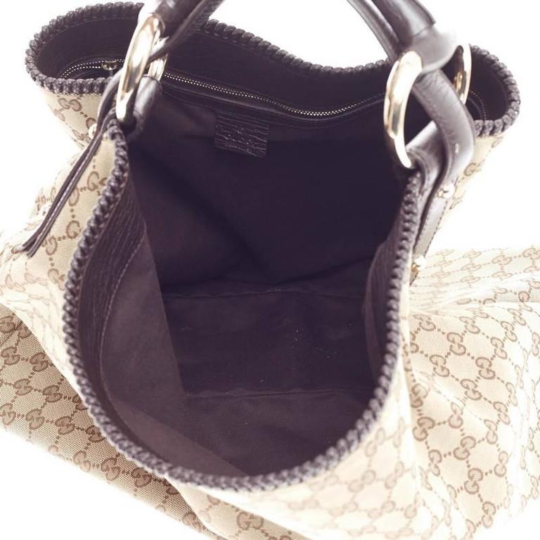 Gucci Horsebit Hobo GG Canvas Large at 1stDibs horsebit hobo gucci bag