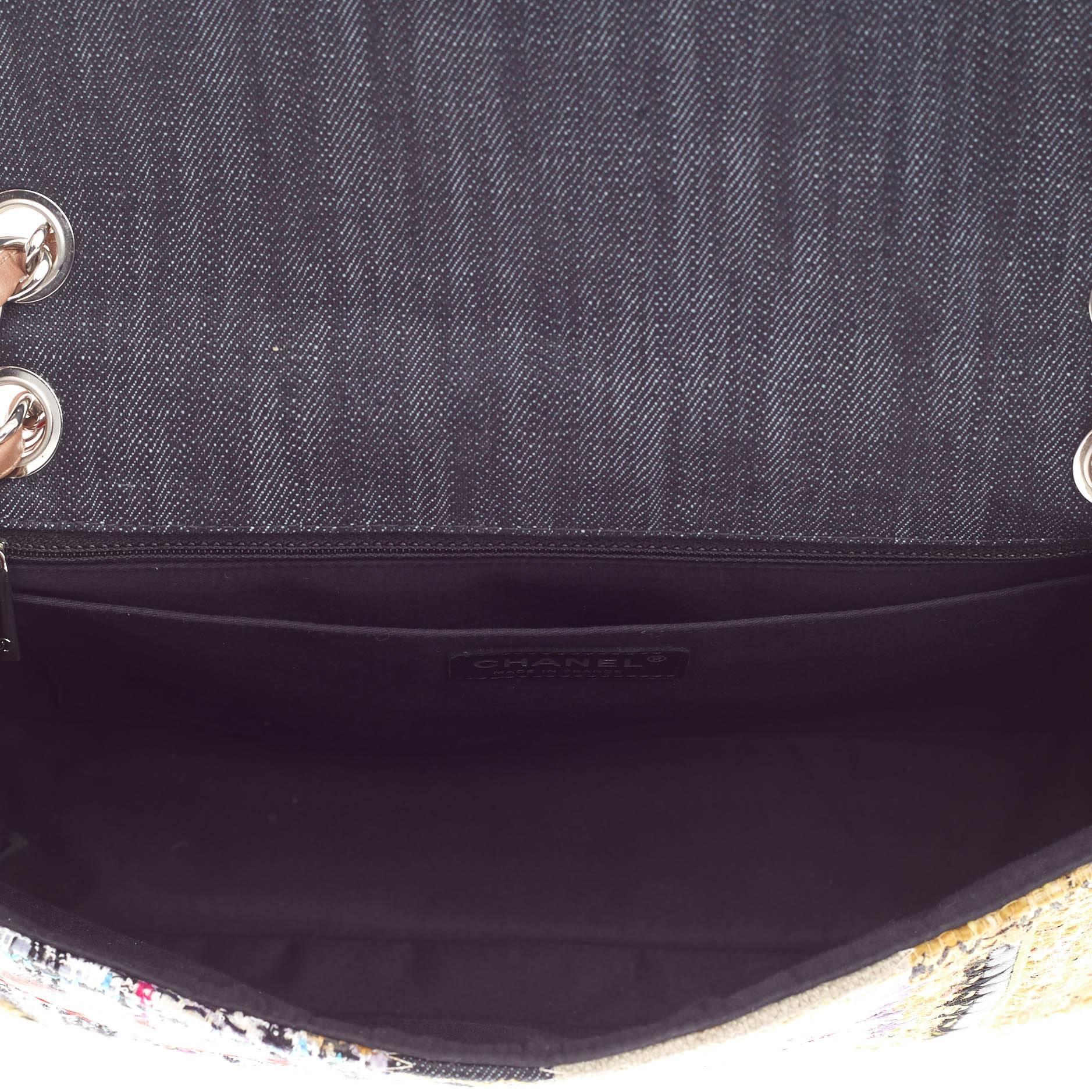 Chanel Classic Flap Multicolor Patchwork Jumbo 3