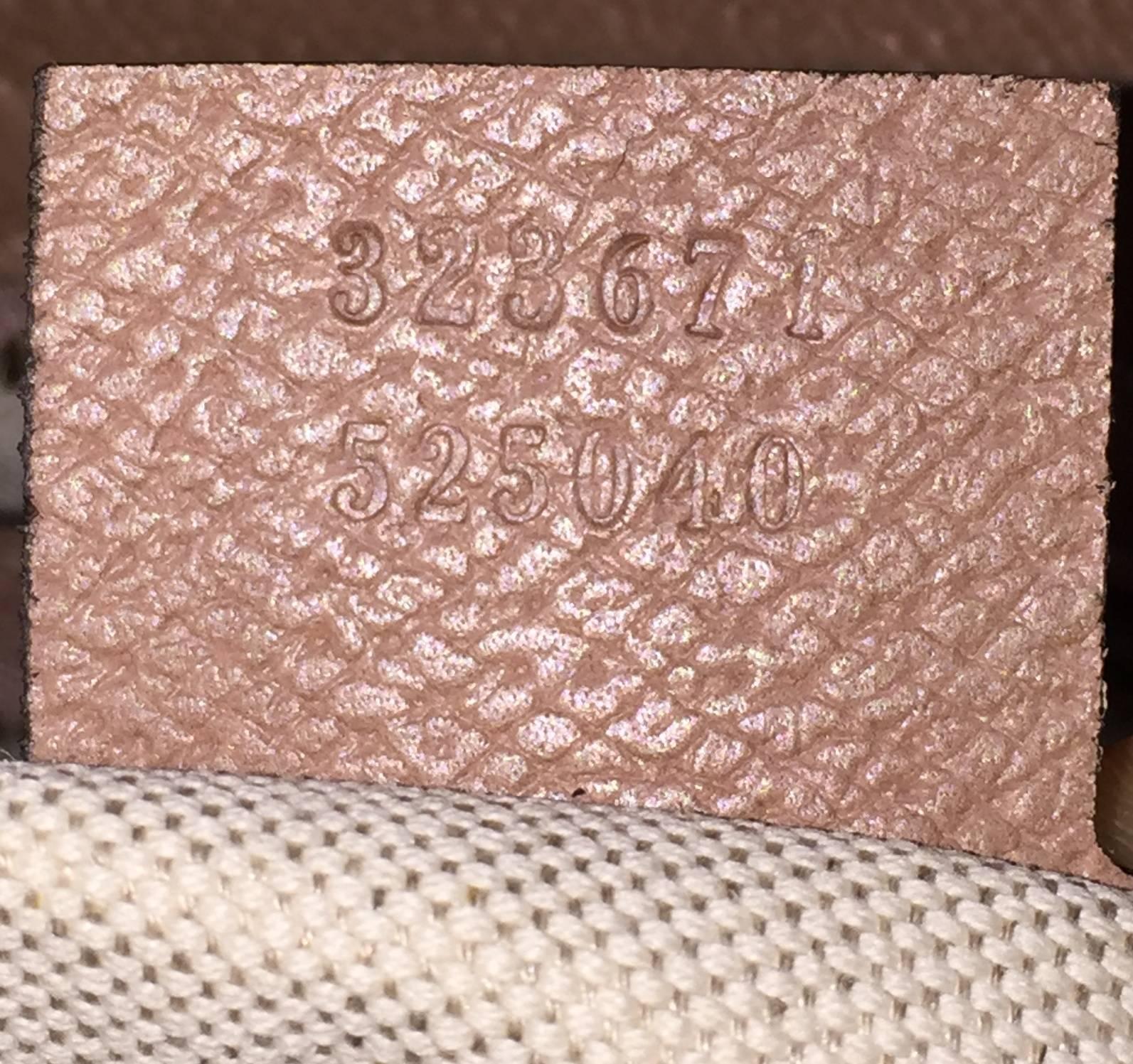 Gucci Bree Original Tote Leather and GG Canvas Medium 2