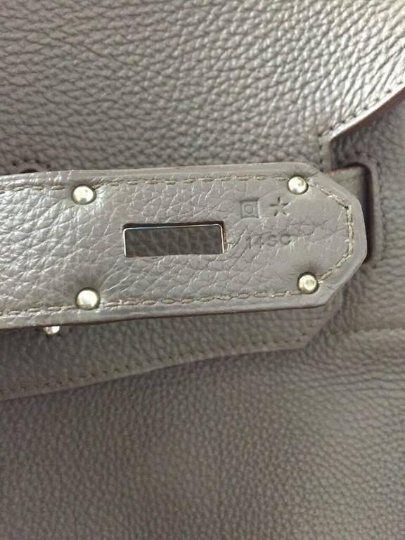 Hermes Birkin 50 HAC Etoupe Togo ﻿Leather