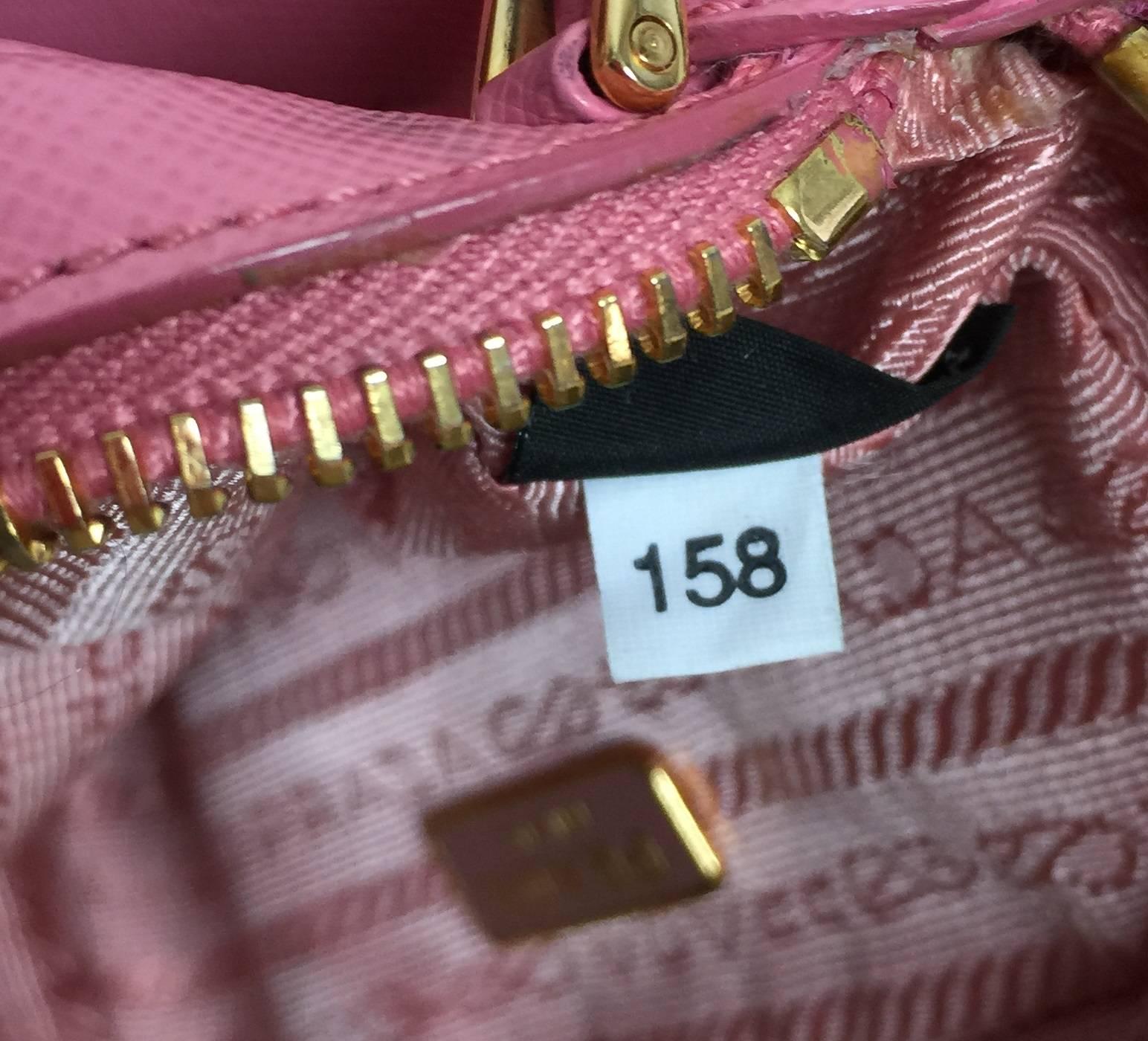 Prada Kette Bauletto Crossbody Saffiano Leder Mini 2