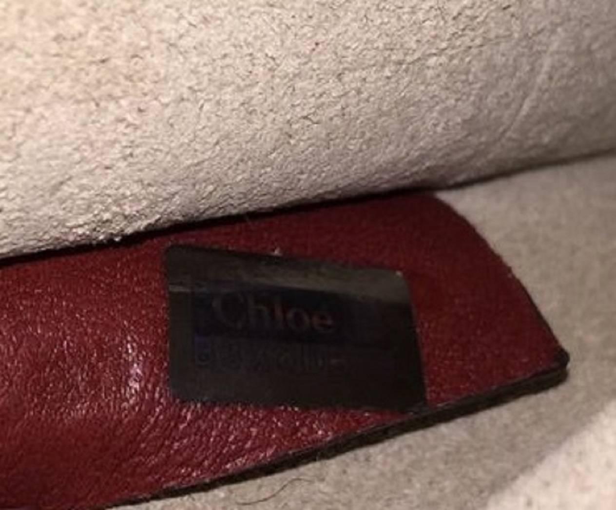 Chloe Faye Shoulder Bag Python Medium 4