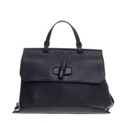 Gucci Bamboo Daily Top Handle Bag Leather Medium