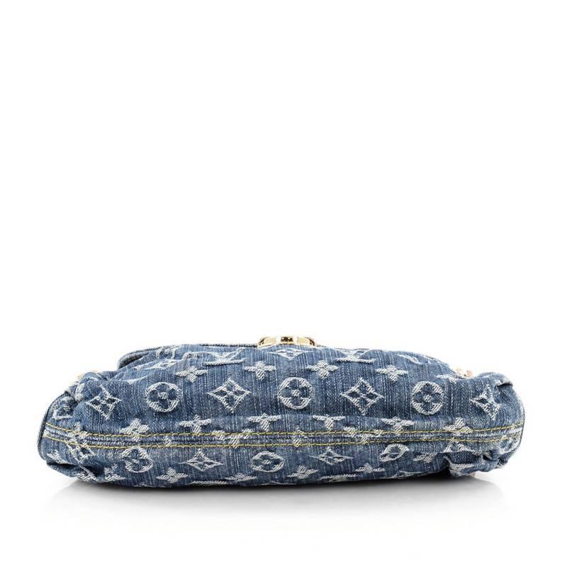 Louis Vuitton Pleaty Handbag Denim Mini 1