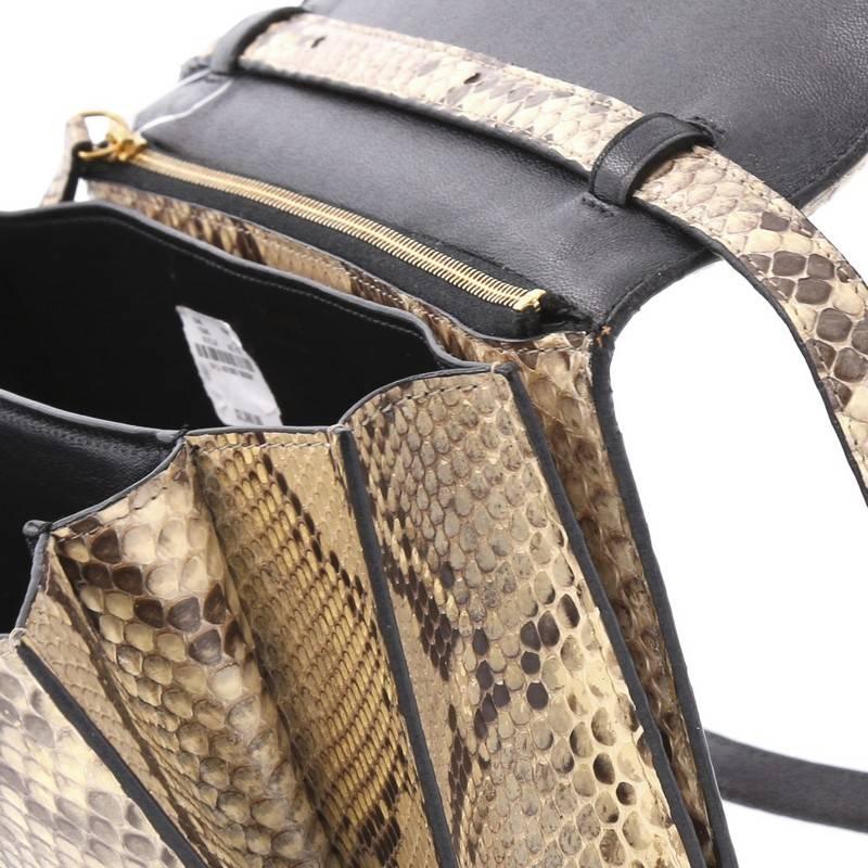 Celine Box Bag Python Medium In Good Condition In NY, NY