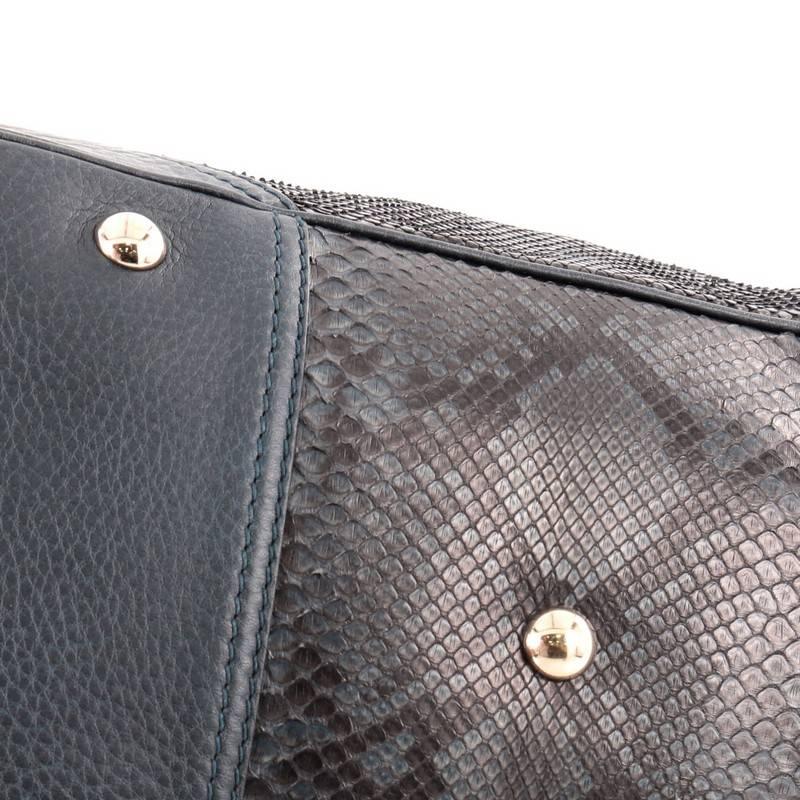 Gucci Catherine Top Handle Bag Python Large 2