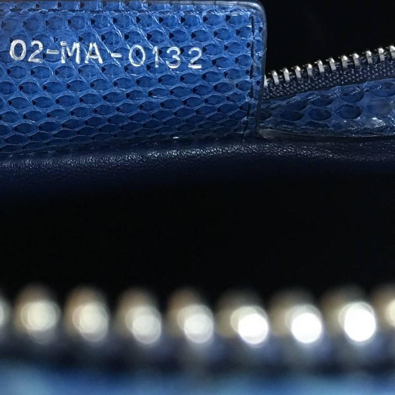Christian Dior Lady Dior Handbag Python Large 5