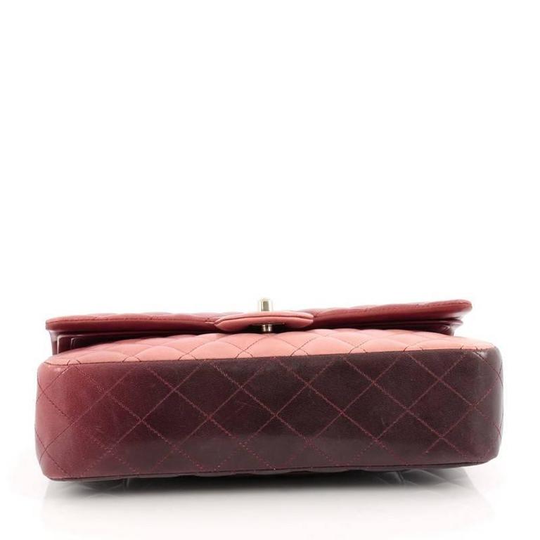 Chanel Classic Double Flap Bag Ombre Quilted Lambskin Medium at 1stDibs ...