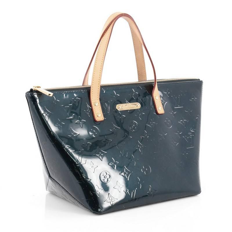 Black Louis Vuitton Bellevue Handbag Monogram Vernis PM