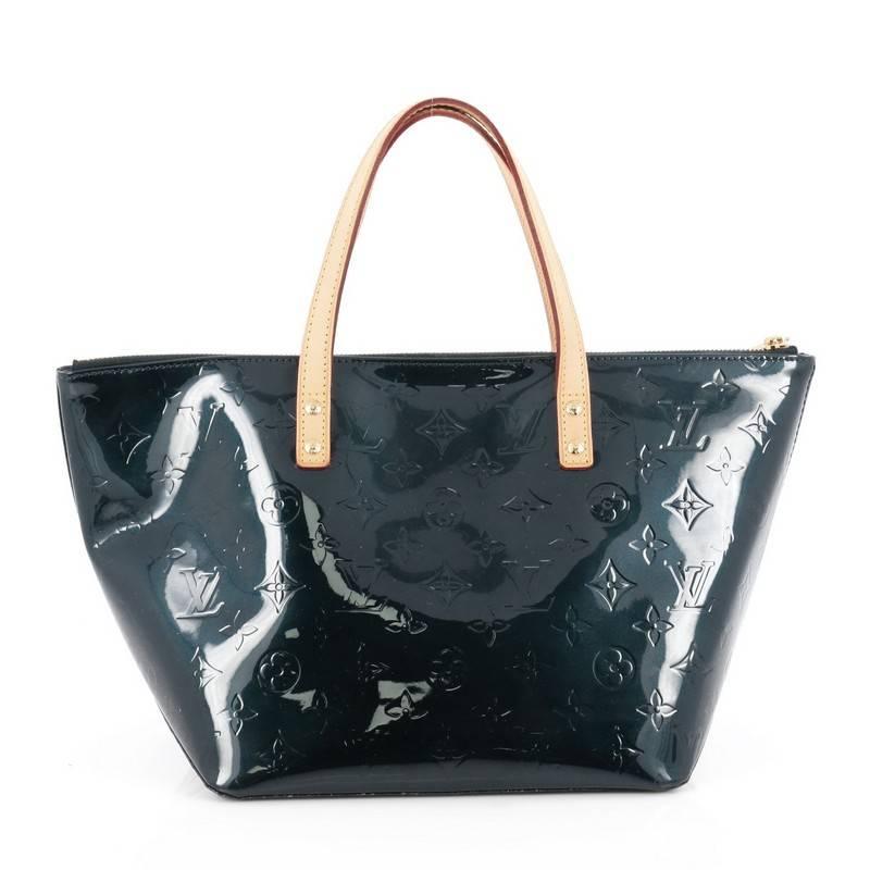 Louis Vuitton Bellevue Handbag Monogram Vernis PM In Good Condition In NY, NY